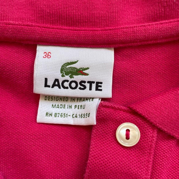 Y2K Lacoste polo - Picture 3 of 5